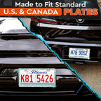 2 Pack Bling License Plate Frames for Women