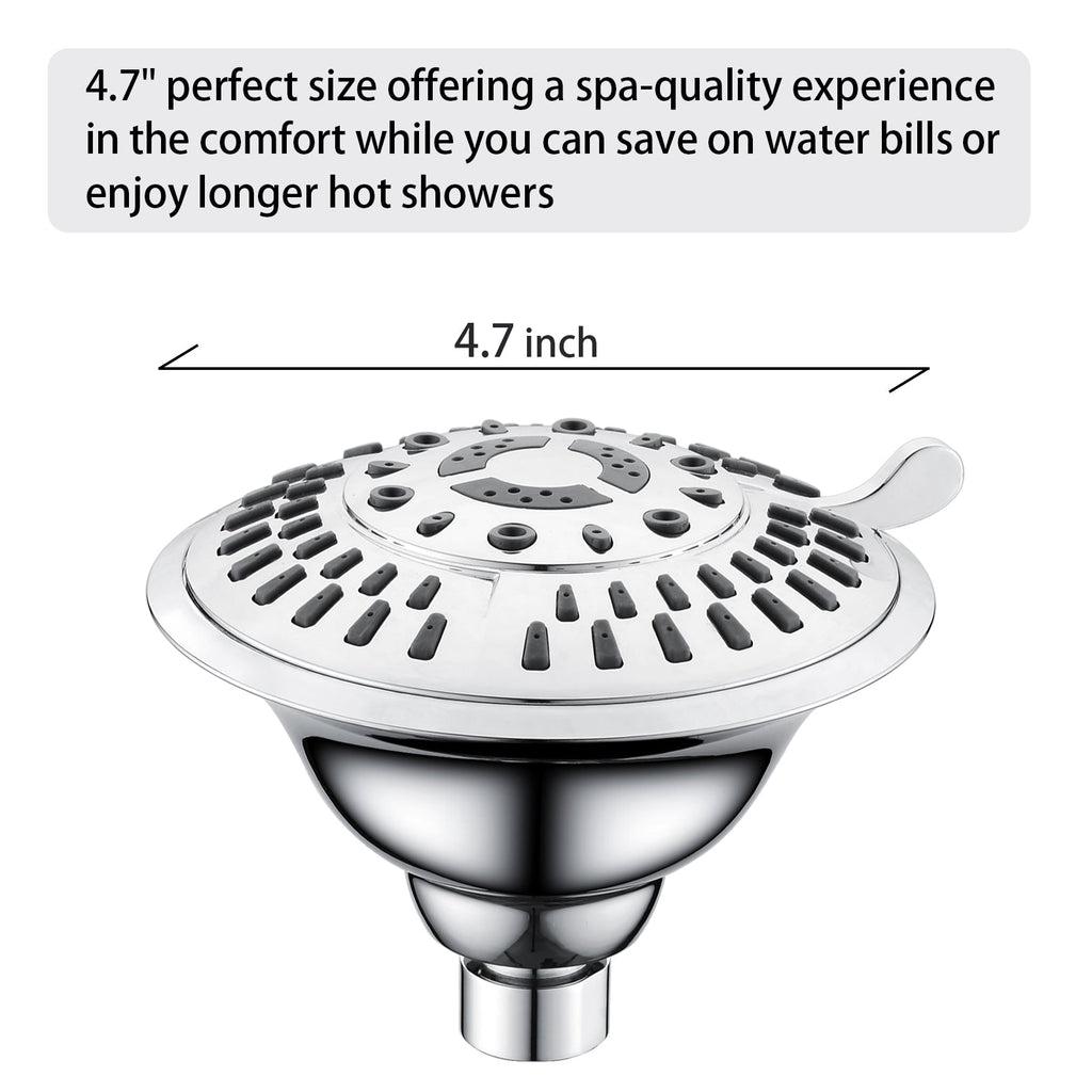 5-Spray Fixed Shower Head