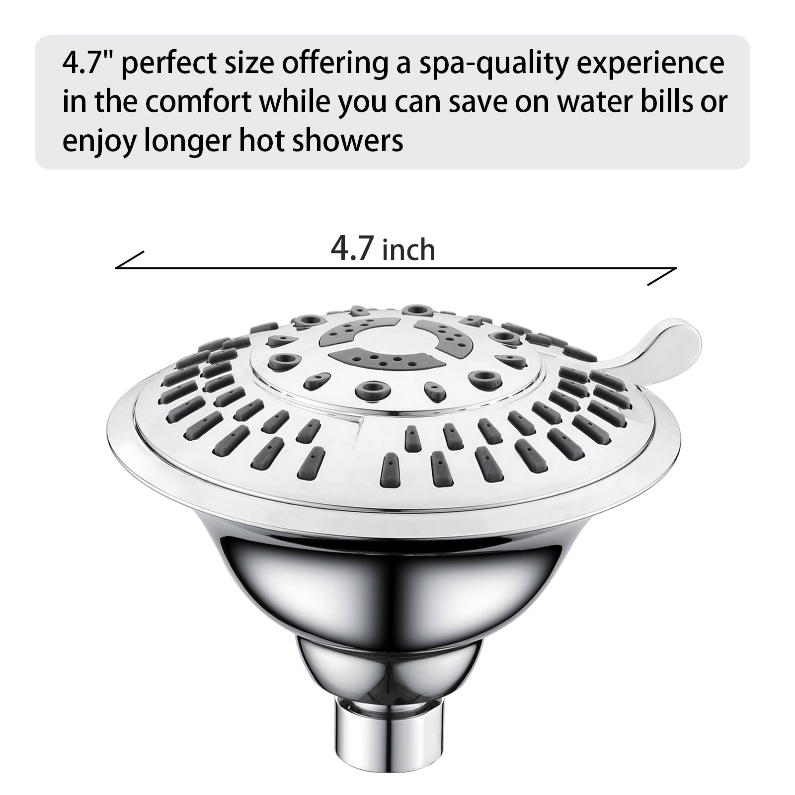 5-Spray Fixed Shower Head