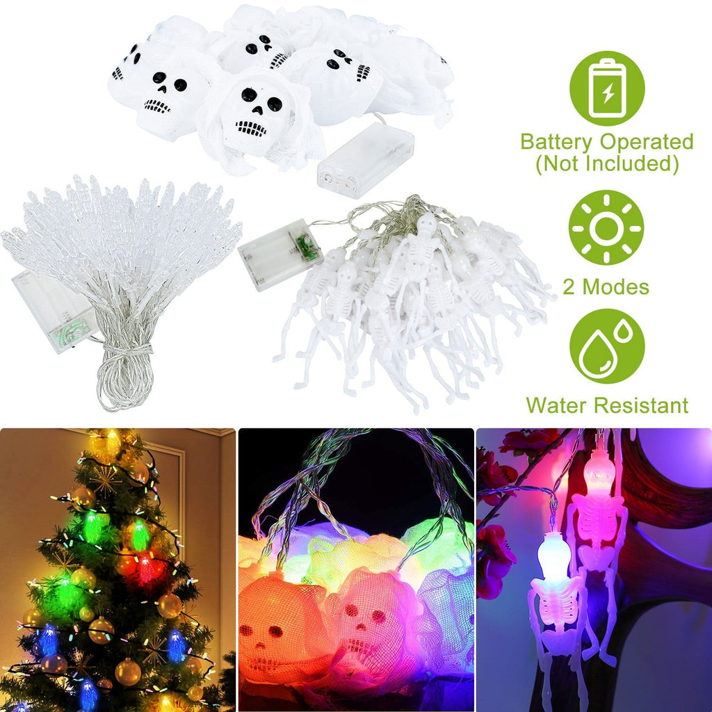 3Pcs Halloween Light Decorations