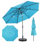 Ainfox 10FT 3 tier vented Outdoor Table Umbrella