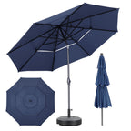 Ainfox 10FT 3 tier vented Outdoor Table Umbrella