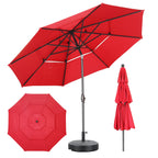 Ainfox 10FT 3 tier vented Outdoor Table Umbrella