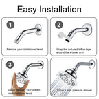 5-Spray Fixed Shower Head