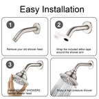 5-Spray Fixed Shower Head