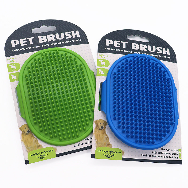 Soft Rubber Pet Bath Silicone Comb