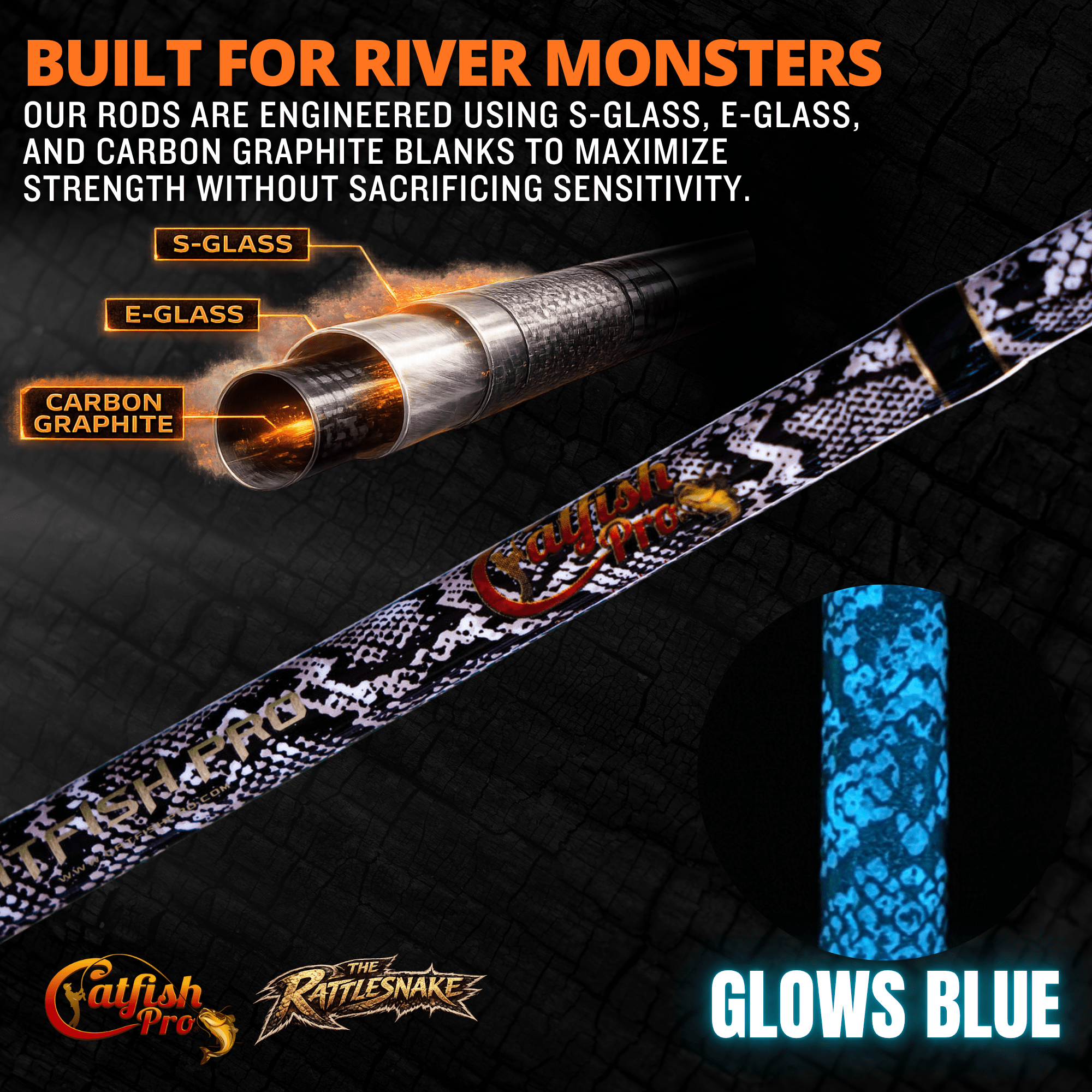 Rattlesnake Casting Rod  Limited Edition
