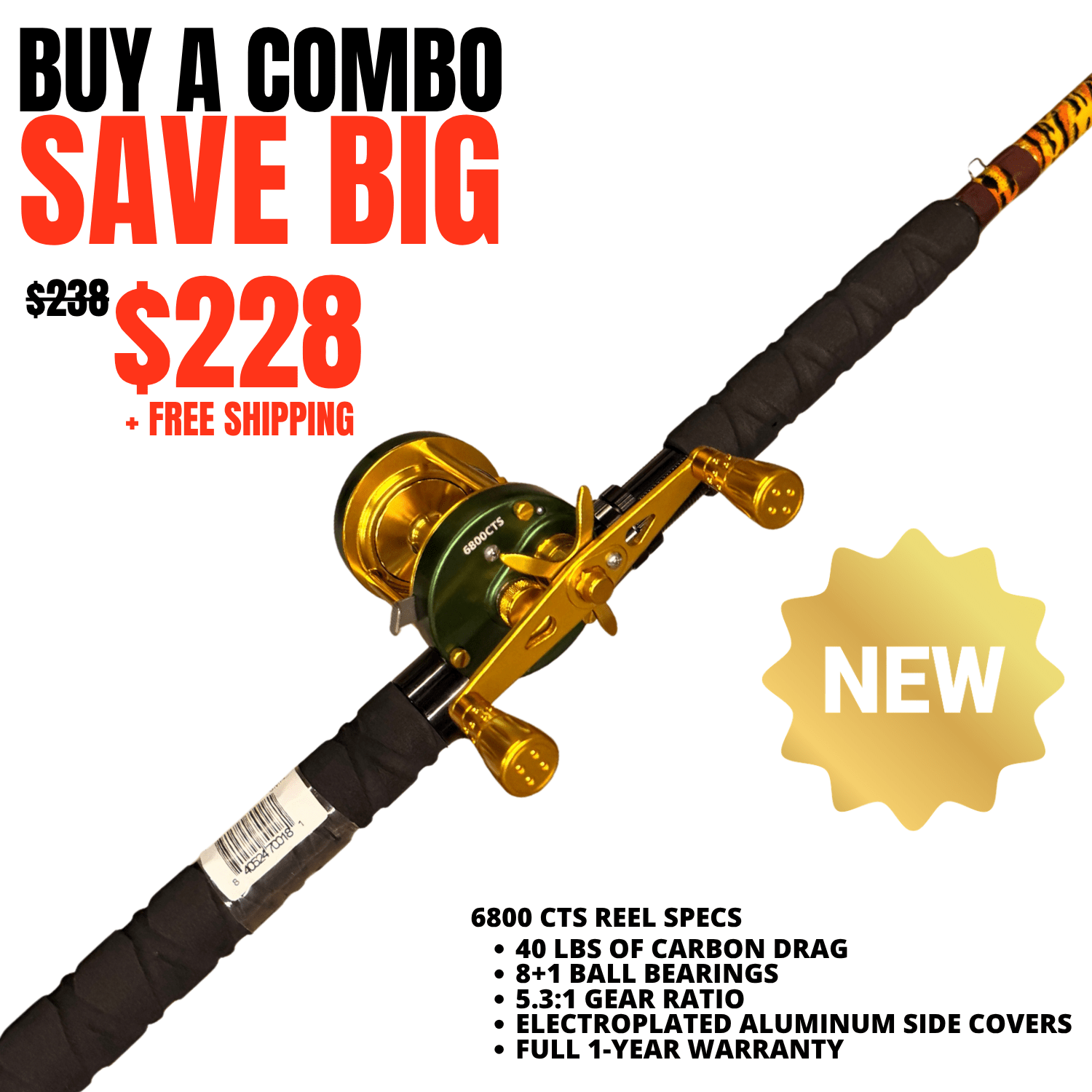 The Tiger Casting Rod - Limited Edition Rod