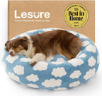LE SURE Donut Dog Bed – 7 Sizes, 5 Patterns