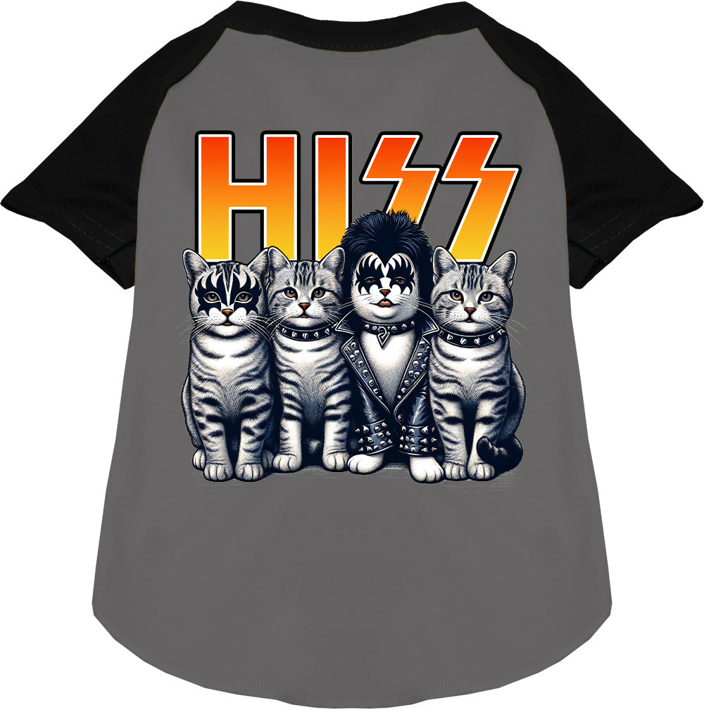 Hiss Kitties Pet Raglan Shirt