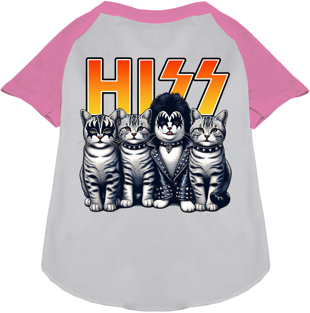 Hiss Kitties Pet Raglan Shirt