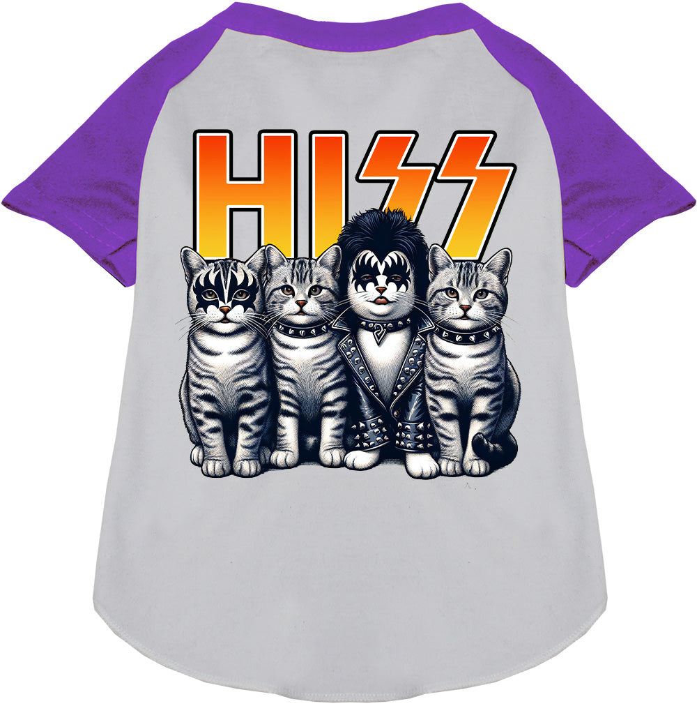 Hiss Kitties Pet Raglan Shirt