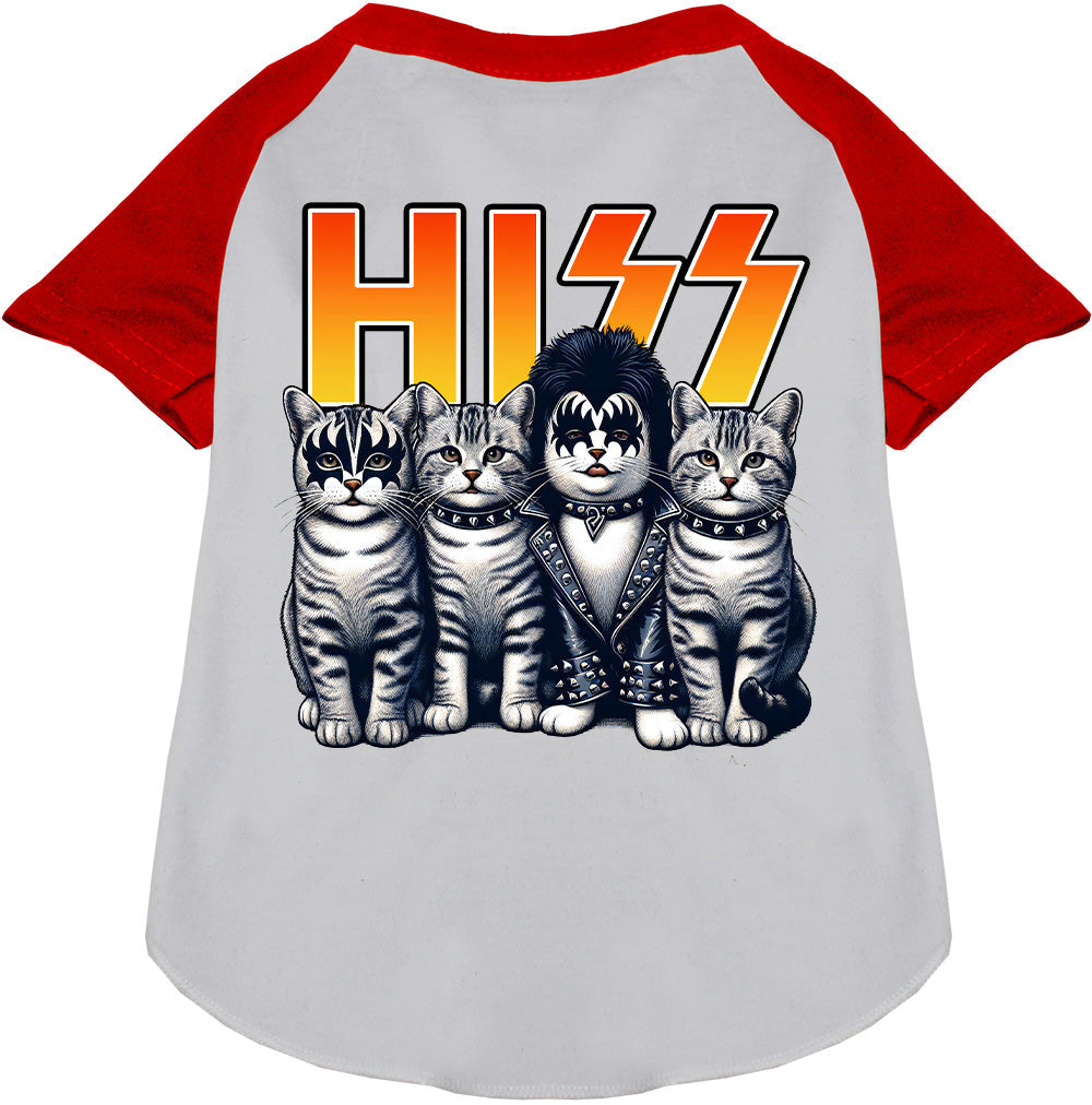 Hiss Kitties Pet Raglan Shirt