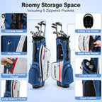 Men’s Profile Complete Golf Club Package Set Includes 10 Pieces