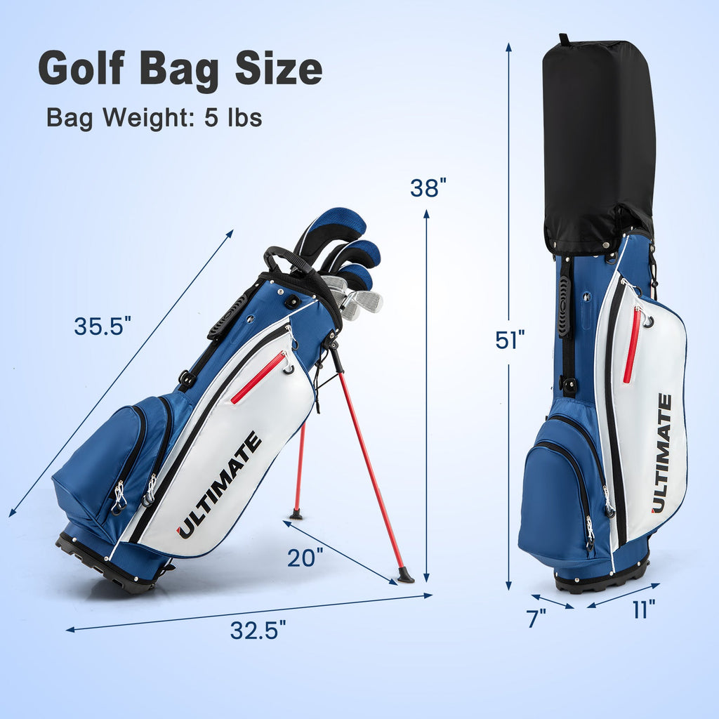 Men’s Profile Complete Golf Club Package Set Includes 10 Pieces