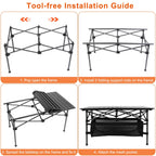 Folding Camping Table Portable Lightweight