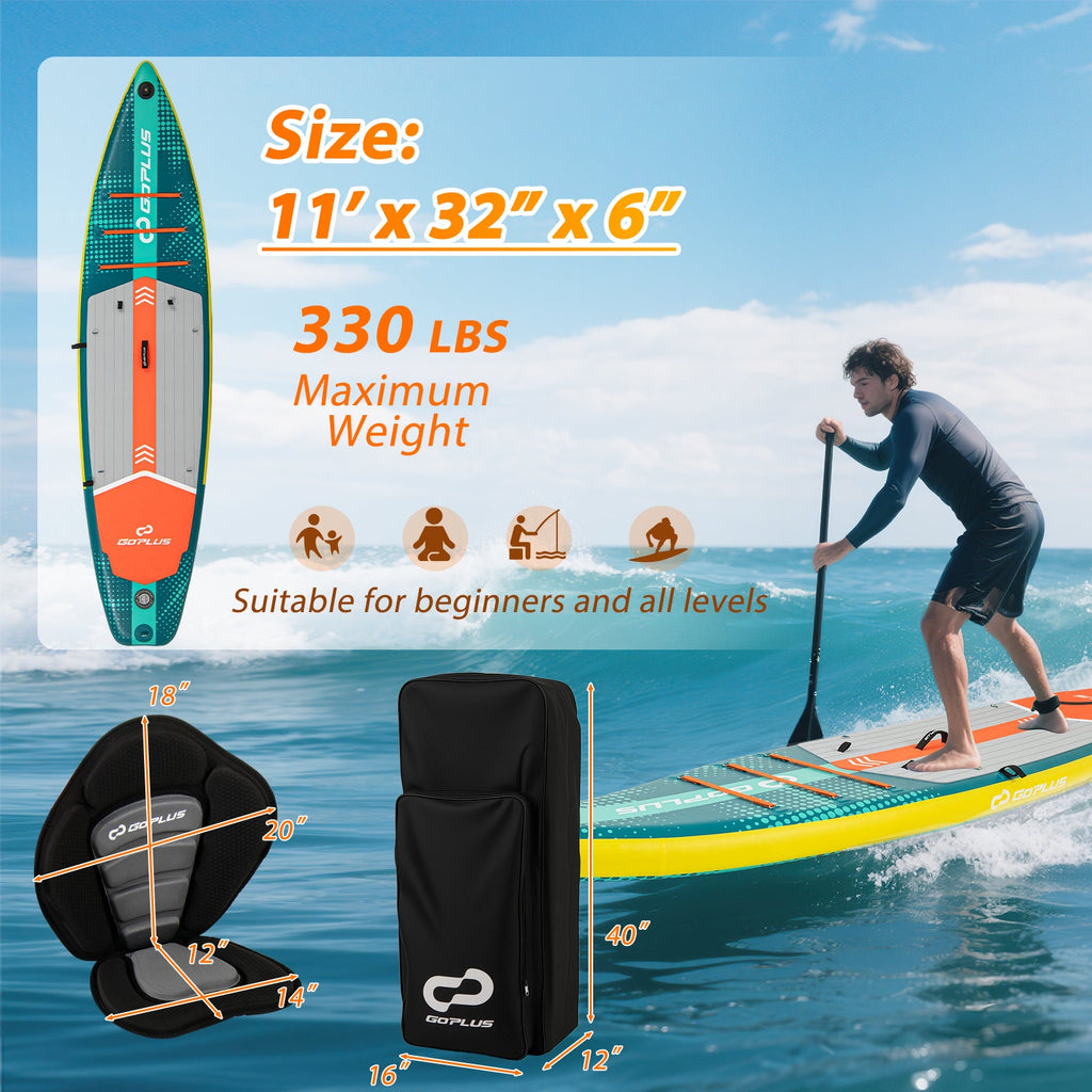 Stand Up Paddle Board with Kayak Seat for Adults-L