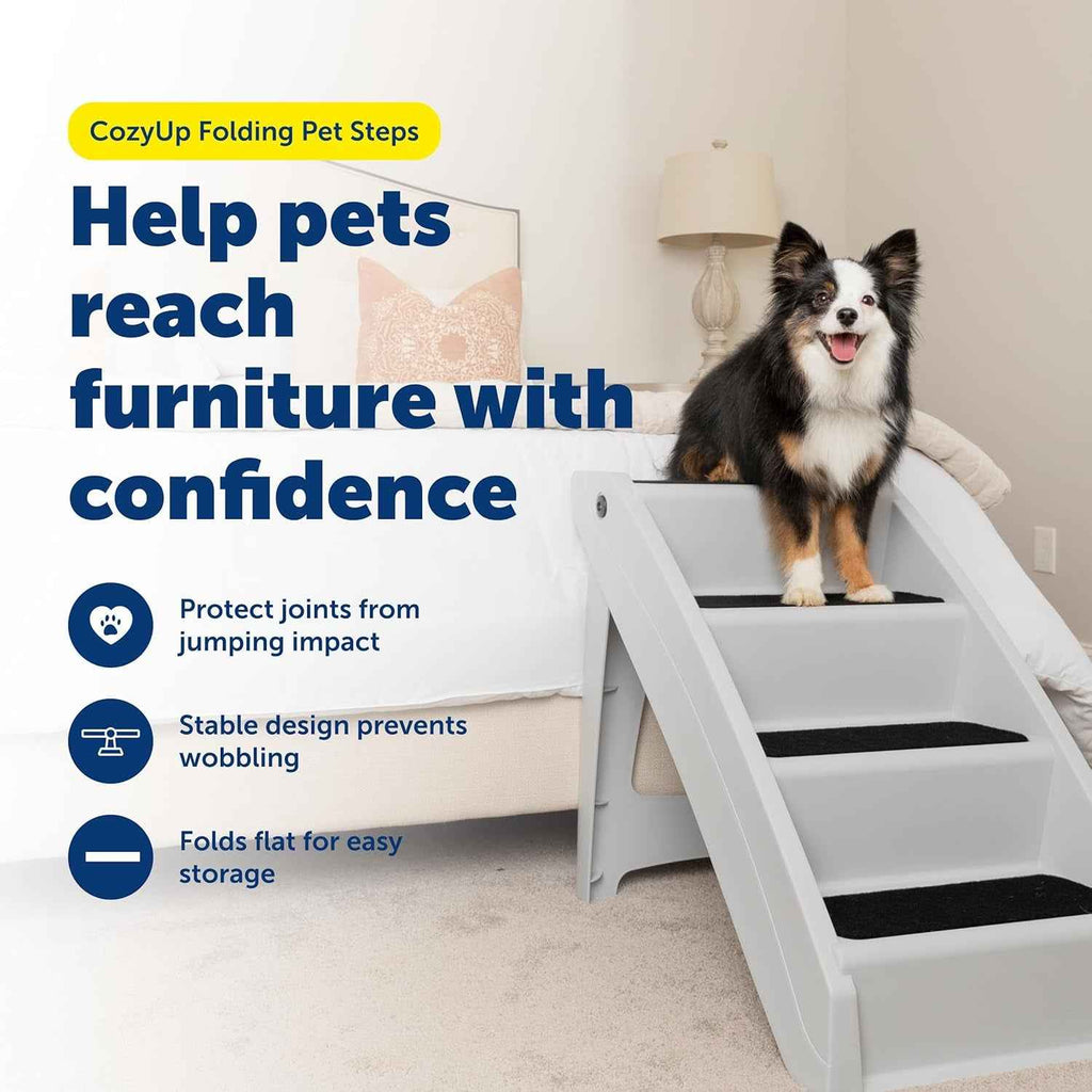 Dog Stairs for Bed Foldable