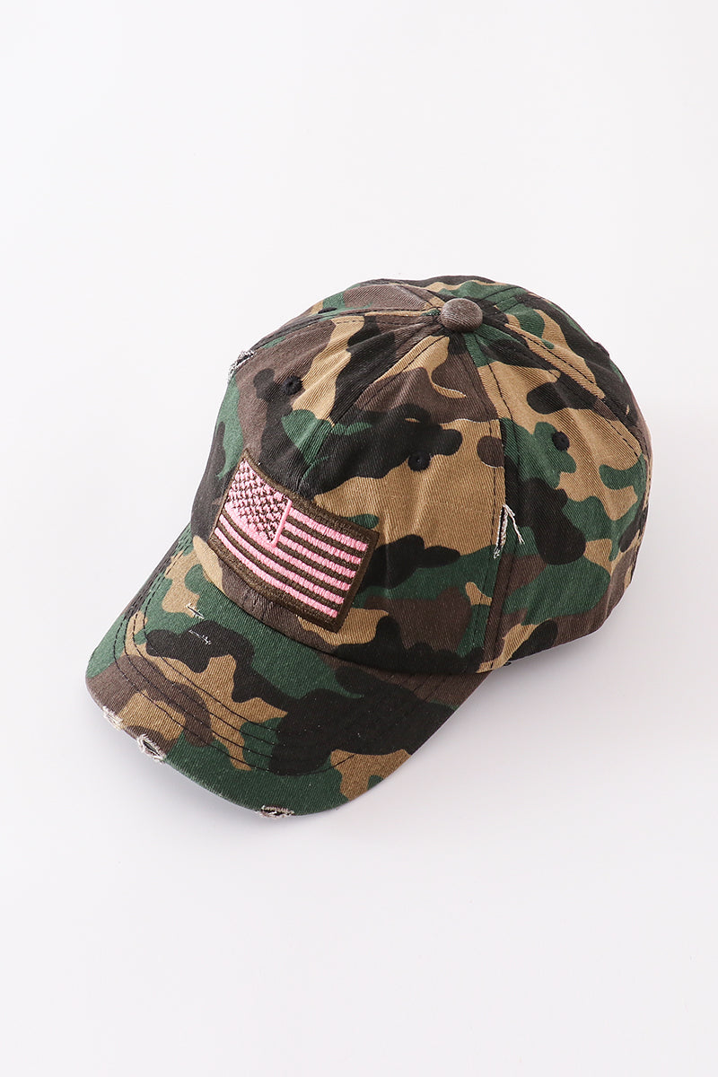 Flag Baseball Cap Mom & Me