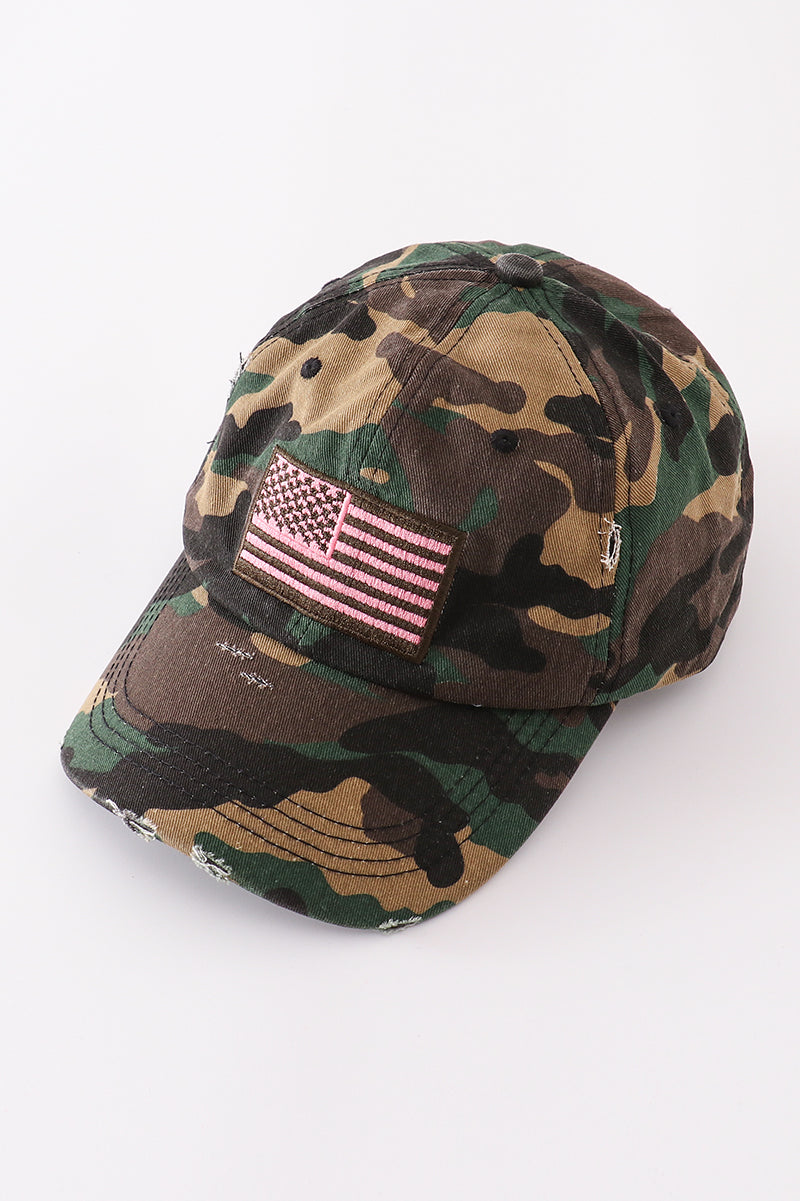 Flag Baseball Cap Mom & Me