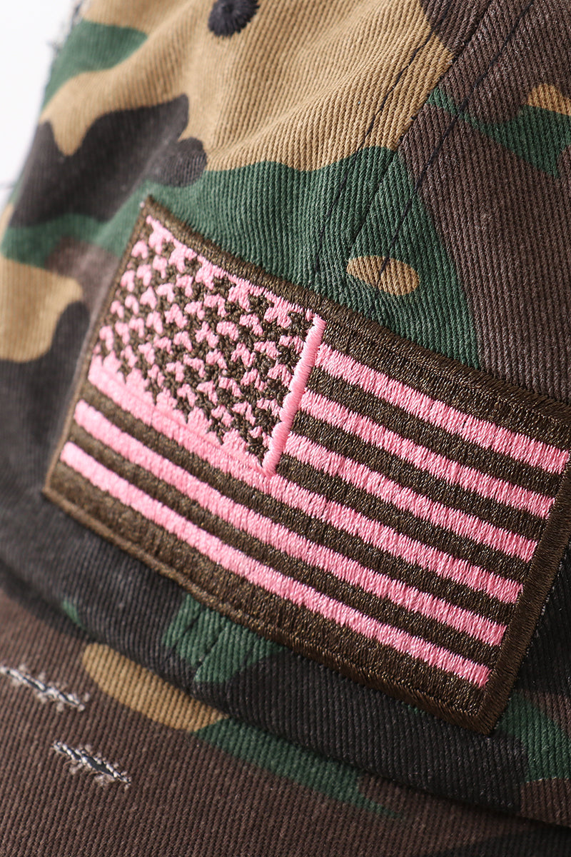 Flag Baseball Cap Mom & Me