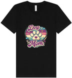 Retro Dog Mom V-Neck Shirt