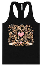 Leopard Print Dog Mom Women's Racerback Tank