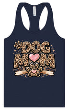 Leopard Print Dog Mom Women's Racerback Tank