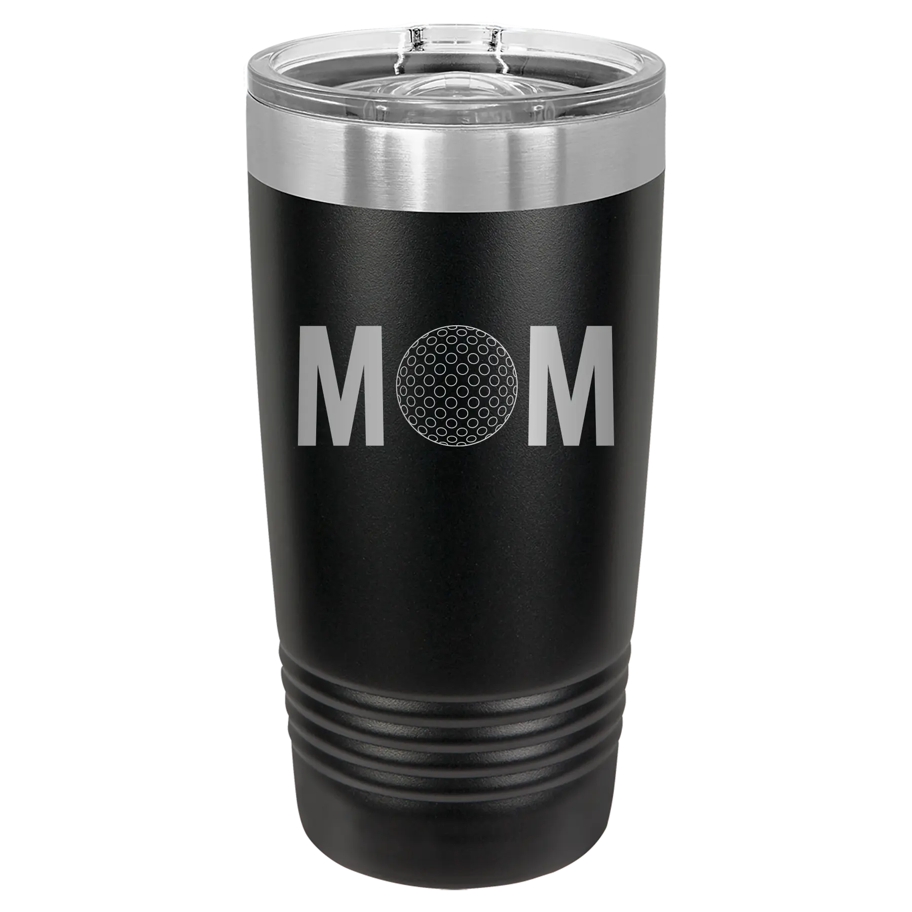 Mom Golf 20 oz Tumbler | Black