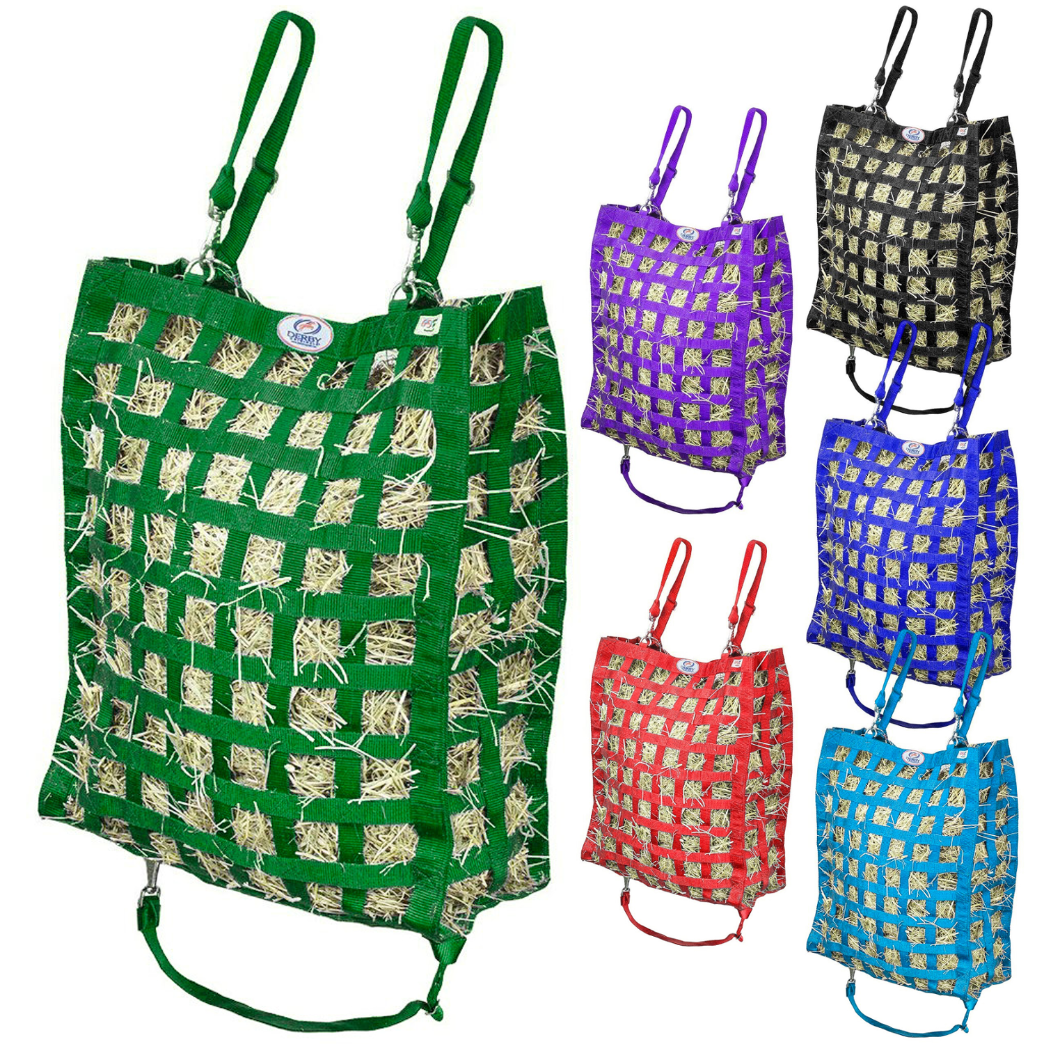 4-Sided Slow Feeder Horse Hay Bag