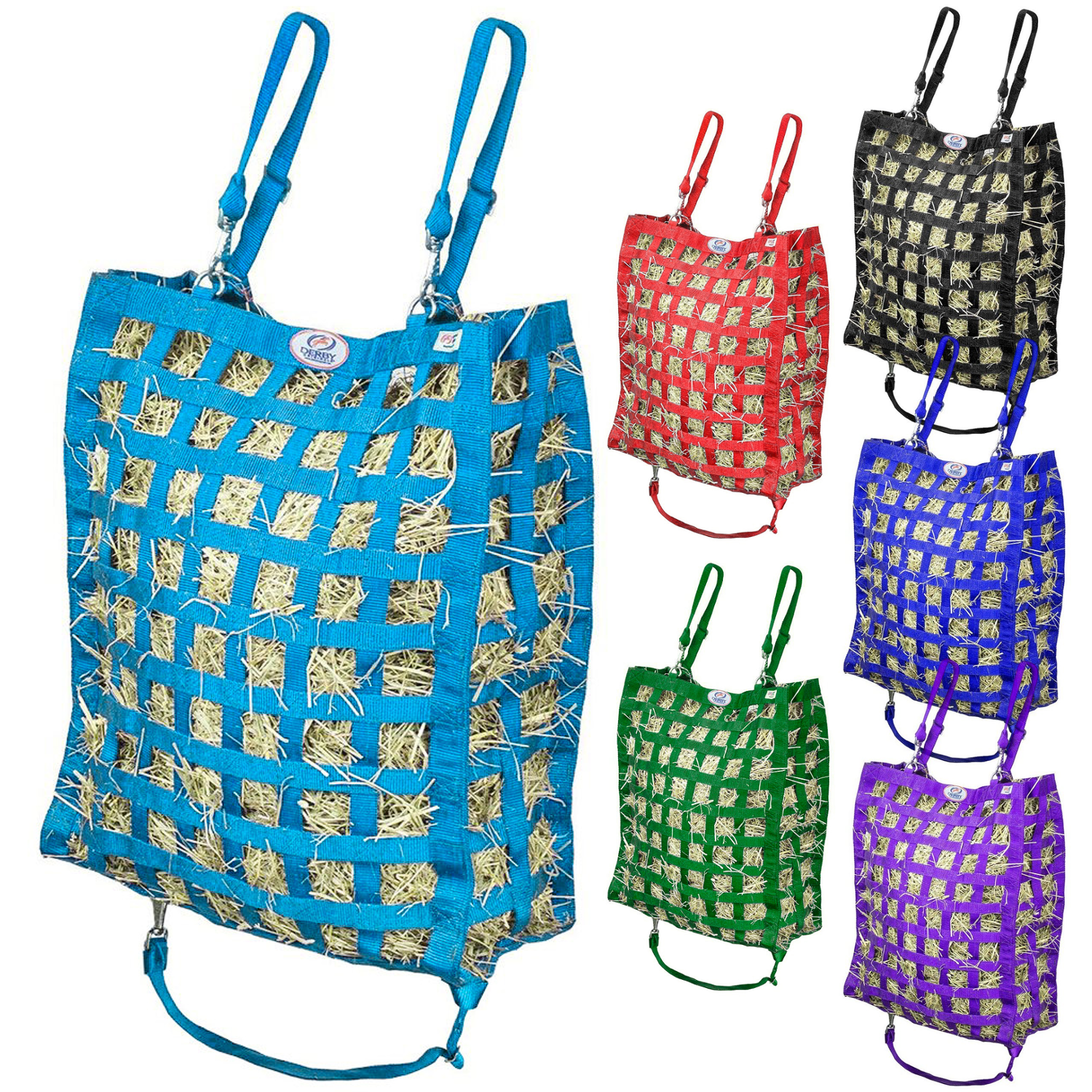4-Sided Slow Feeder Horse Hay Bag