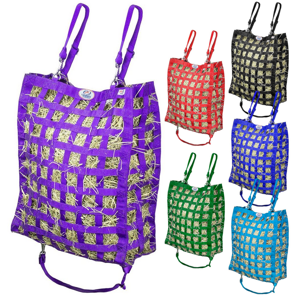 4-Sided Slow Feeder Horse Hay Bag