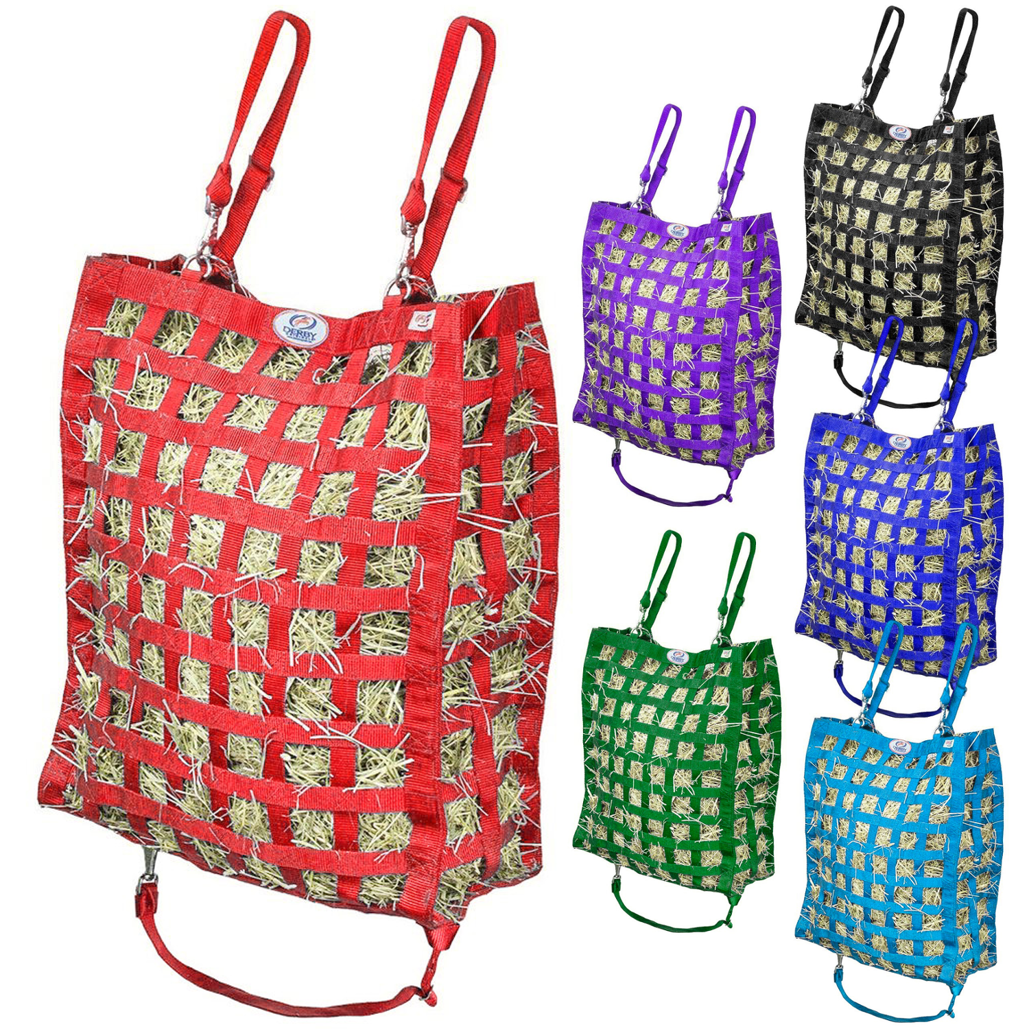 4-Sided Slow Feeder Horse Hay Bag