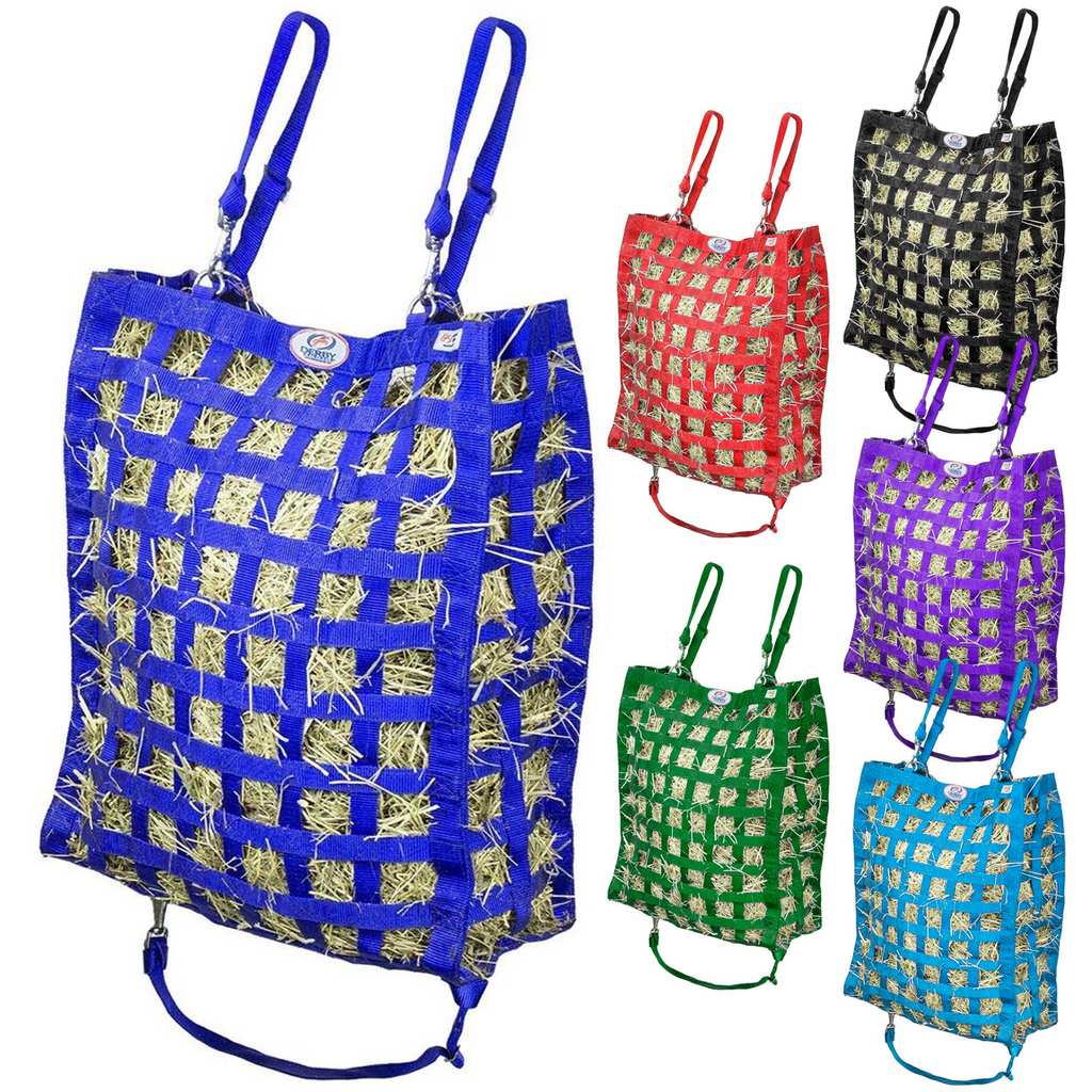 4-Sided Slow Feeder Horse Hay Bag