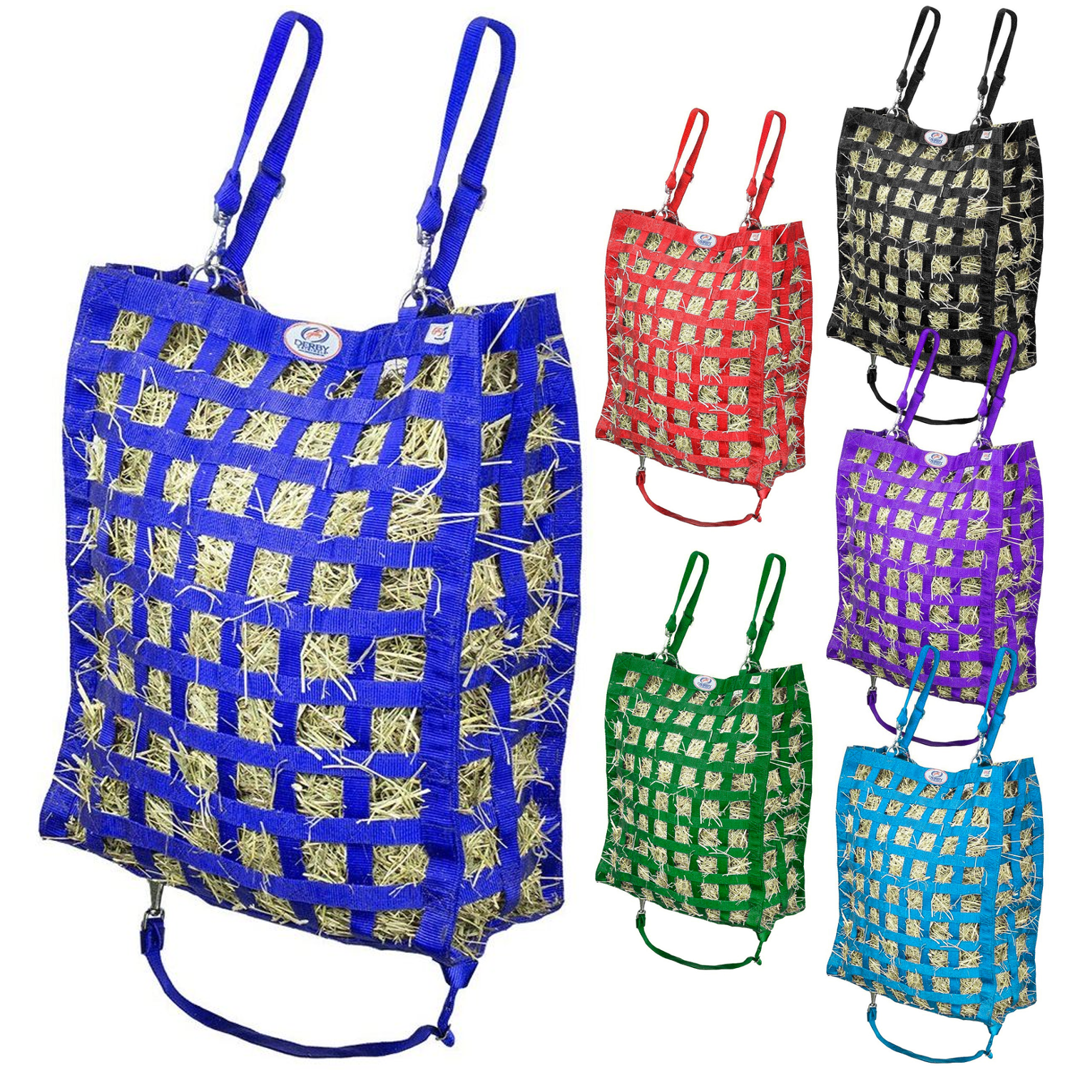 4-Sided Slow Feeder Horse Hay Bag