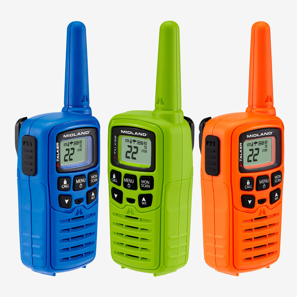 Walkie Talkie 3-Pack Multi-Color