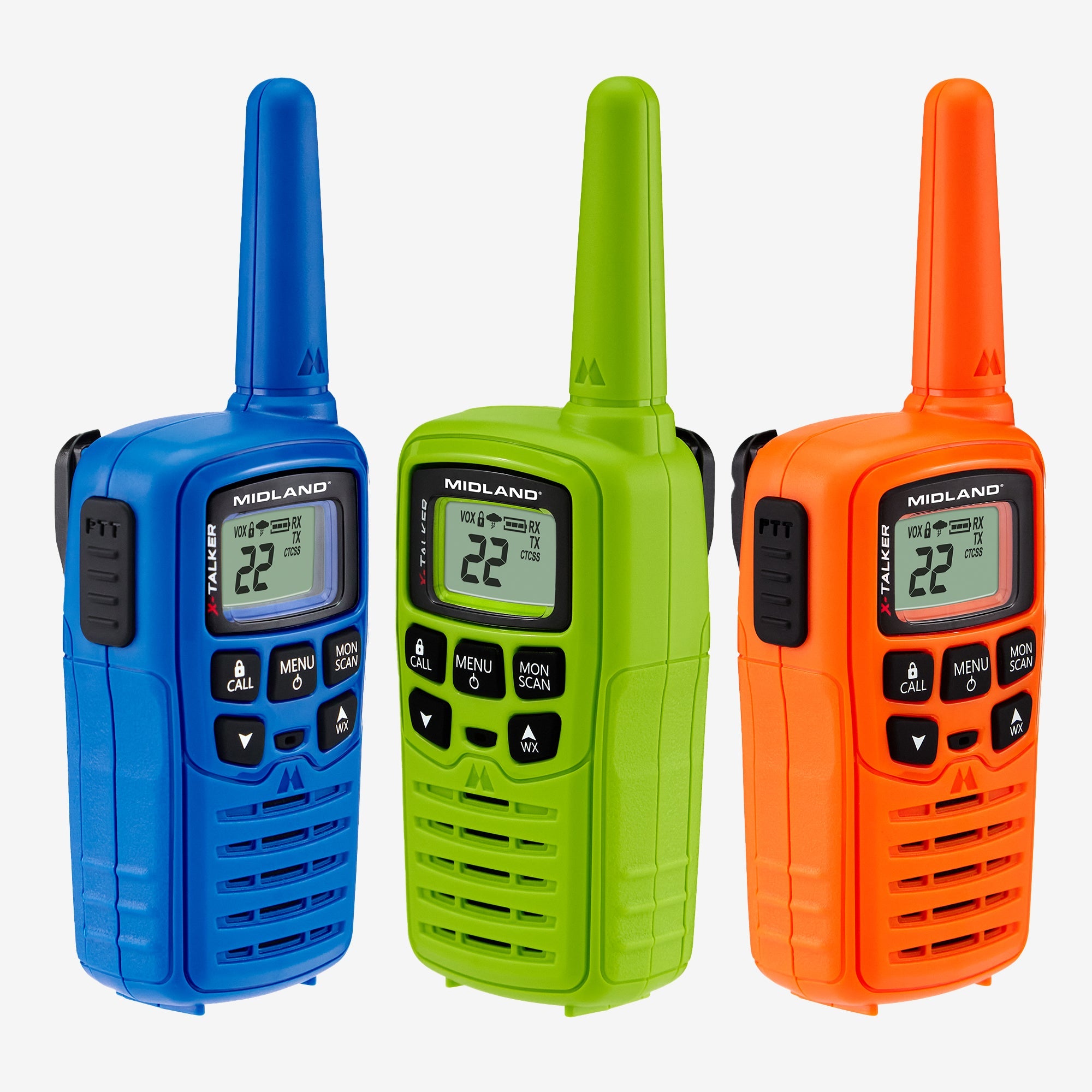 Walkie Talkie 3-Pack Multi-Color