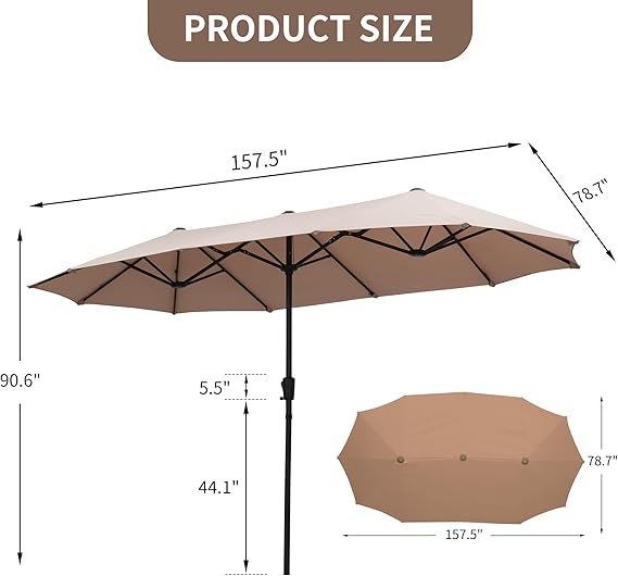13ft Patio Umbrella Outdoor