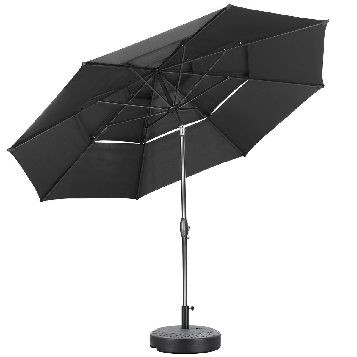 Ainfox 10FT 3 tier vented Outdoor Table Umbrella