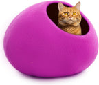 Merino Wool Cat Cave – Handmade Hideaway, 20 Styles
