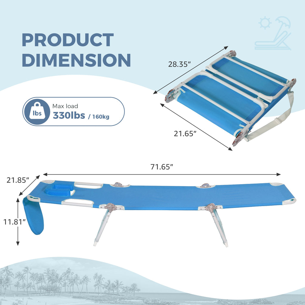 Folding Chaise Lounge Chair
