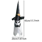 Glowing Ghost Witch Hat