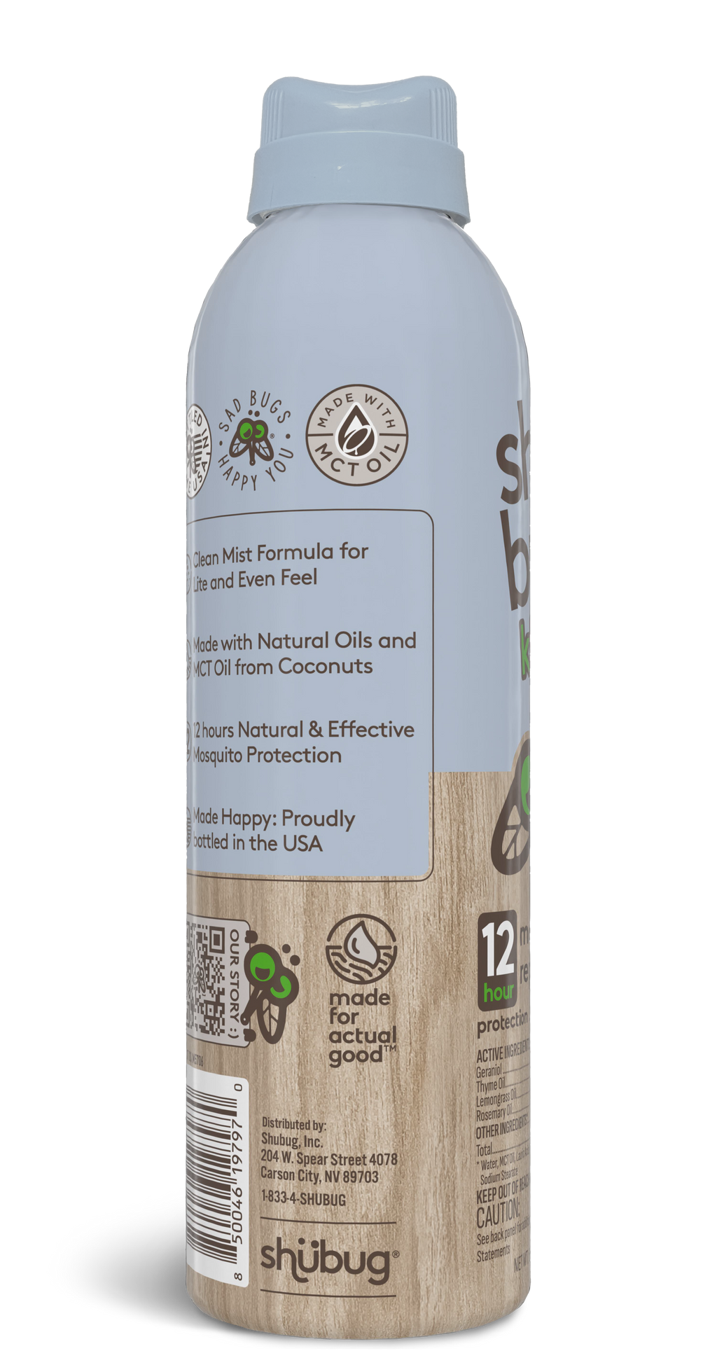 Shubug Kids  DEET FREE Insect Repellent