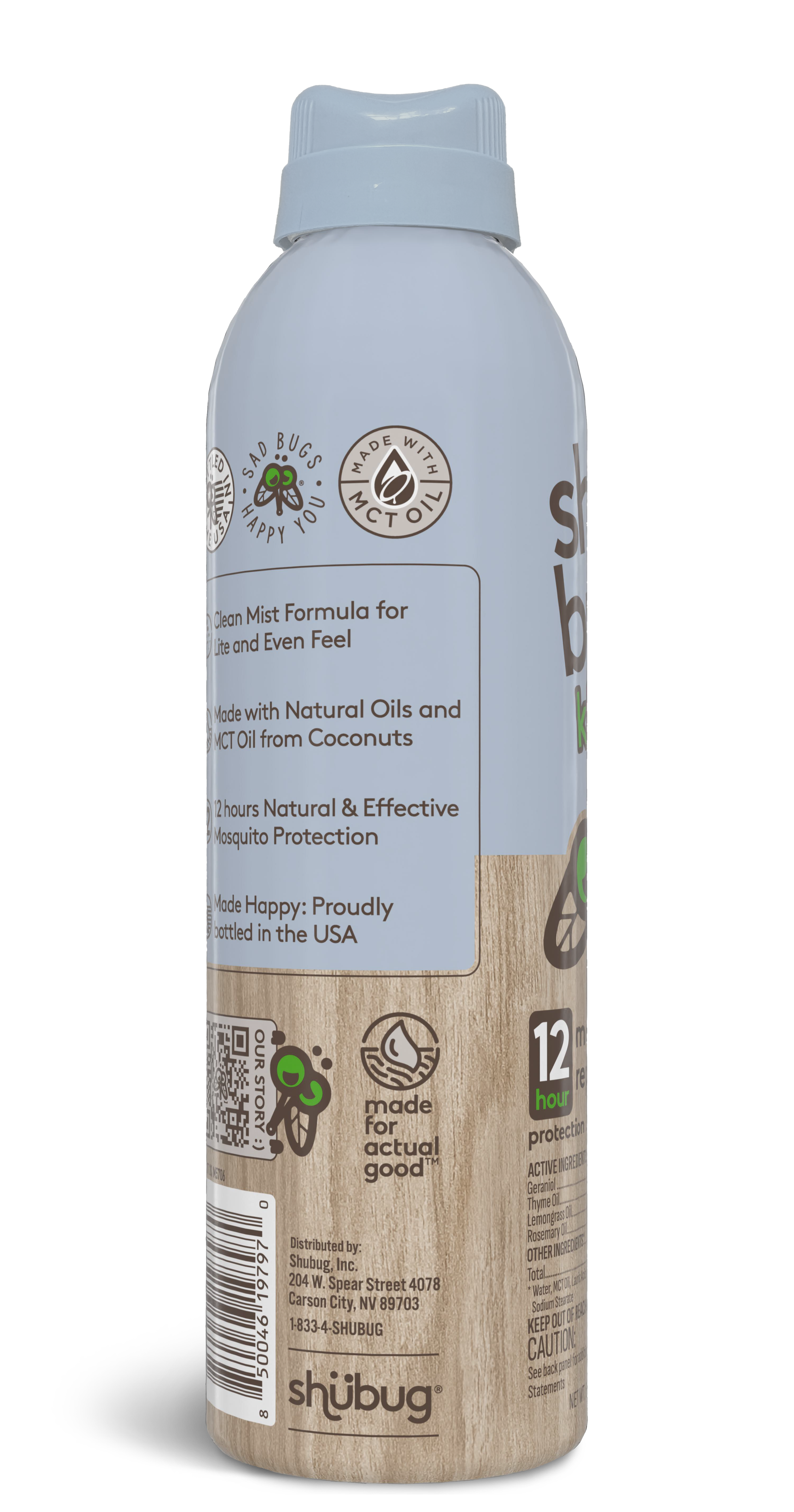 Shubug Kids  DEET FREE Insect Repellent