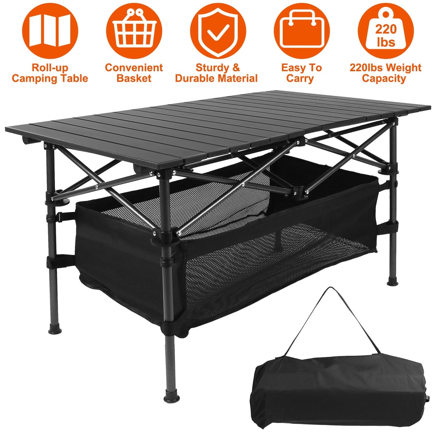 Folding Camping Table Portable Lightweight