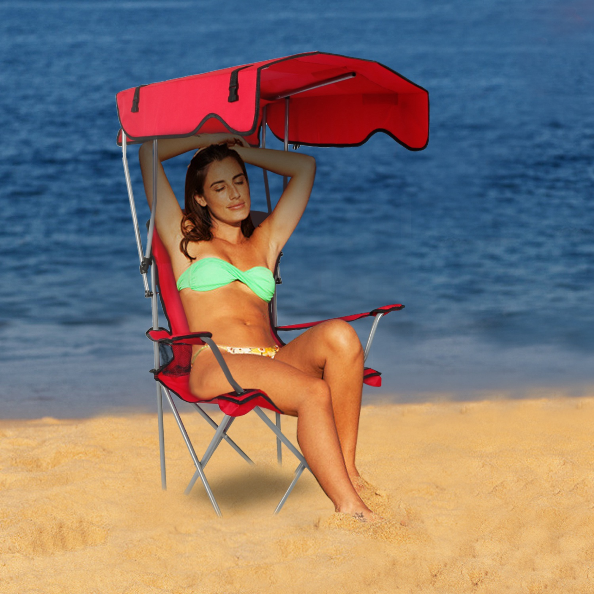 Foldable Beach Canopy Chair