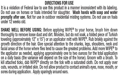 Wipe Fly Tick Protectant