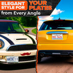 2 Pack Bling License Plate Frames for Women