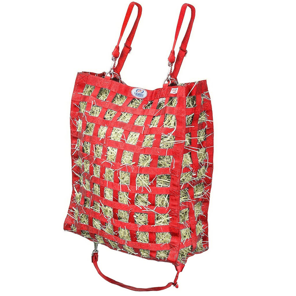 4-Sided Slow Feeder Horse Hay Bag