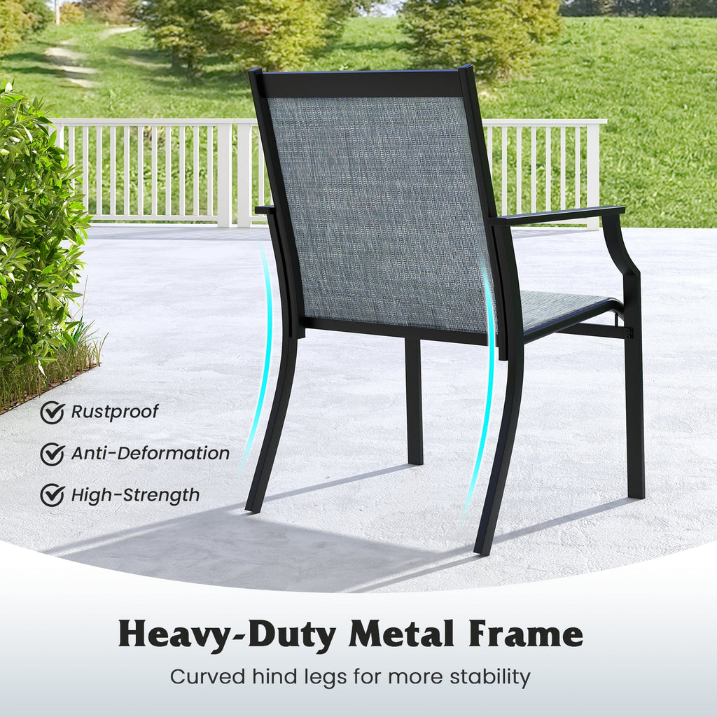2 Piece Patio Dining Chairs